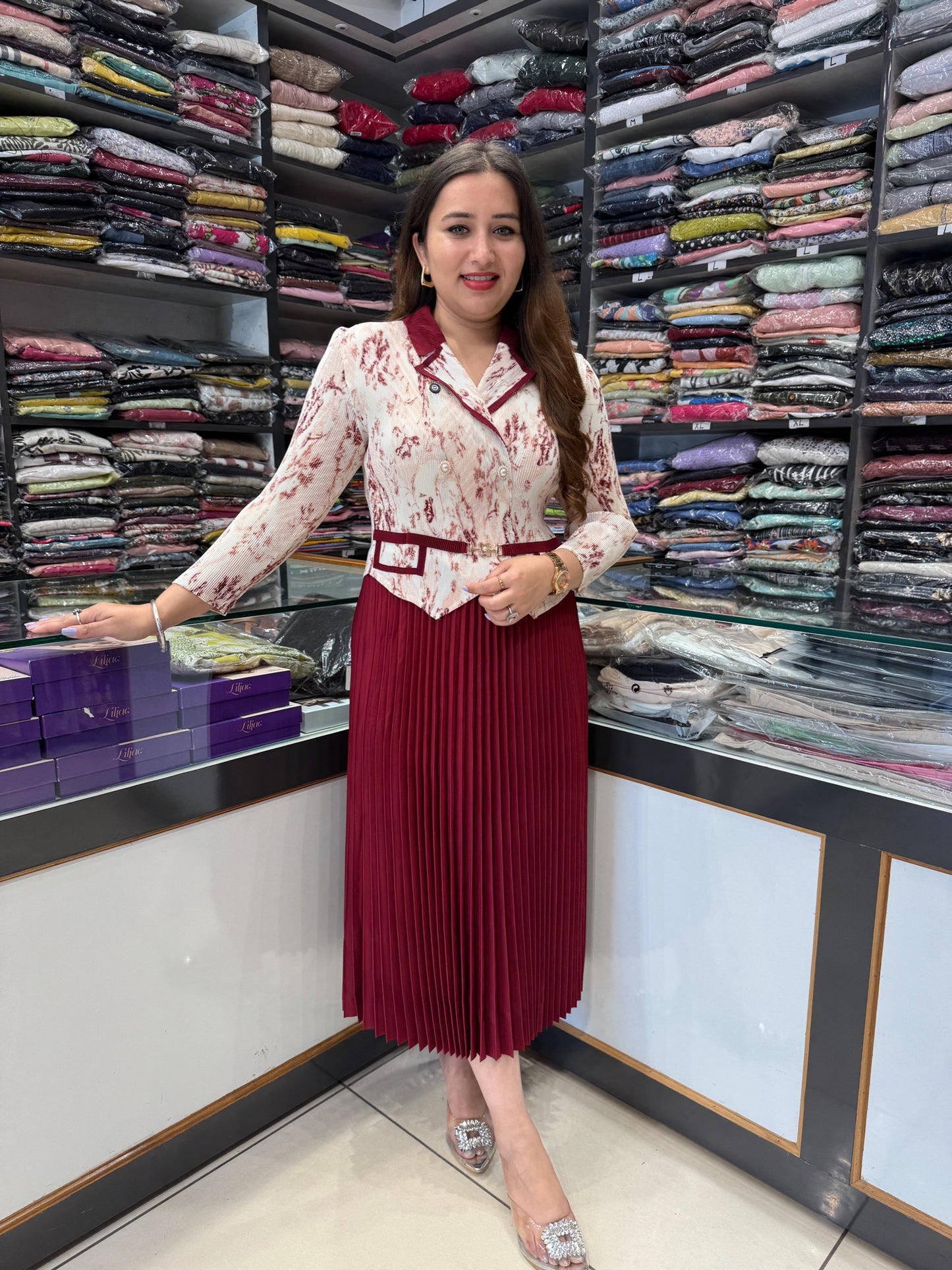 Magic fabric British dress