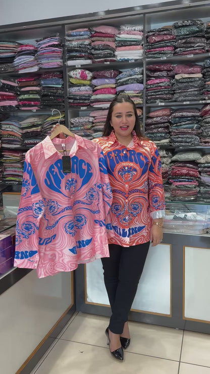 Versace funky printed shirt